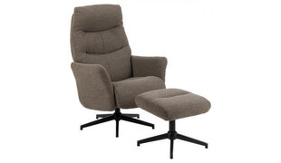 Кресло-реклайнер Actona London, серый цена и информация | Кресла в гостиную | 220.lv