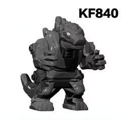 Konstruktors Godzilla figūra HeroBricks, 10 cm cena un informācija | Konstruktori | 220.lv