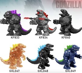 Konstruktors Godzilla figūra HeroBricks, 10 cm cena un informācija | Konstruktori | 220.lv