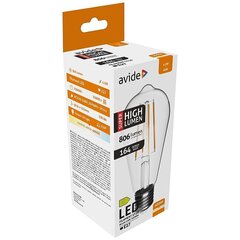 Spuldze LED Avide 4.9W 806lm E27 4K Filament cena un informācija | Spuldzes | 220.lv