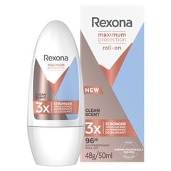 Rullīša pretsviedru līdzeklis sievietēm Rexona Clinical, 6 x 50 ml cena un informācija | Dezodoranti | 220.lv