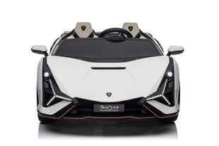 Lamborghini SIAN transportlīdzeklis White cena un informācija | Bērnu elektroauto | 220.lv