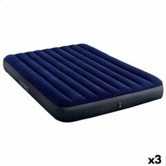 Piepūšamais matracis Intex Classic Downy, 203x25x152 cm, zils цена и информация | Матрасы | 220.lv