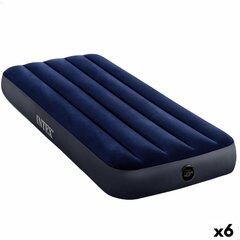 Piepūšamais matracis Intex Classic Downy, 76x25x191 cm, zils цена и информация | Матрасы | 220.lv