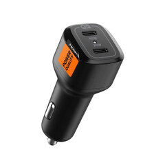 Spigen PC2200 Arcstation 2-Port Car Charger PD75W black цена и информация | Зарядные устройства для телефонов | 220.lv