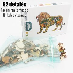 Koka puzle, Leo cena un informācija | Puzles, 3D puzles | 220.lv
