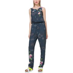 Desigual sieviešu vasaras kombinezons ar rakstu Mono Robin цена и информация | Женские брюки | 220.lv