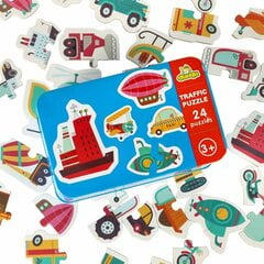 Puzles transportlīdzekļu kārbā 24 puzles ProLine cena un informācija | Puzles, 3D puzles | 220.lv