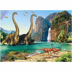 CASTORLAND Puzle 60 el. Dinozauru pasaulē 5+ ProLine cena un informācija | Puzles, 3D puzles | 220.lv