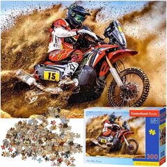 CASTORLAND Puzle 300 gab. Dirt Bike Power - Motociklists 8+ ProLine cena un informācija | Puzles, 3D puzles | 220.lv