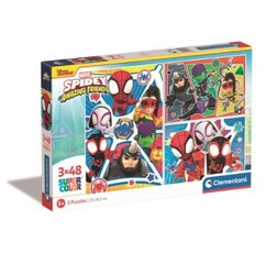 Puzle 3x48 gabali, Spidey, Clementoni cena un informācija | Puzles, 3D puzles | 220.lv