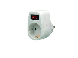 EcoSavers Socket Switch 1 spraudnis F tips цена и информация | Электрические выключатели, розетки | 220.lv