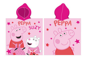 PEPPA PIG Pončo 55 x 110 cm cena un informācija | Dvieļi | 220.lv