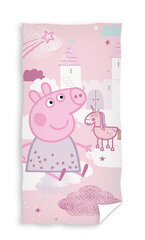 PEPPA PIG Dvielis 70 x 140 cm cena un informācija | Dvieļi | 220.lv