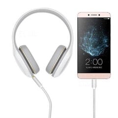 iLike AX3 Izturīgs Pīta auduma Lightning uz 3.5mm Stereo Audio Jack AUX Kabelis 1m Sudraba (OEM) cena un informācija | Kabeļi un vadi | 220.lv