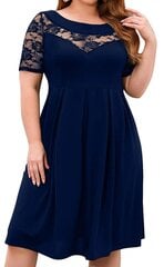 Женское платье Gener Plus Size, синее цена и информация | Платья | 220.lv