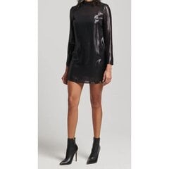 Superdry Studios sieviešu kokteiļkleita Sparkle little black cena un informācija | Kleitas | 220.lv