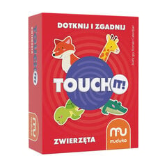 MUDUKO Izglītojoša kāršu spēle Touch it! Pieskarieties un uzminiet. Dzīvnieki 5+ KidsPro cena un informācija | Galda spēles | 220.lv