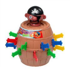 Crazy Pirate Barrel Arcade Game Stab for Pirate 9 x 9 x 12,5 cm KidsPro cena un informācija | Galda spēles | 220.lv