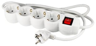 EcoSavers Socket Strip 4 porti ar slēdzi cena un informācija | Pagarinātāji | 220.lv