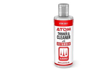 AMMO MIG - ATOM Thinner and Cleaner with Retarder (растворитель с земедлителем и oчиститель для акриловой краски), 60 ml, 20511 цена и информация | Принадлежности для рисования, лепки | 220.lv