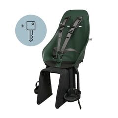 Bērnu krēsls bagāžniekam URBAN IKI Ta-ke BIO, Mosu Green/Bincho Black, zaļi melns cena un informācija | Citi velo piederumi un aksesuāri | 220.lv
