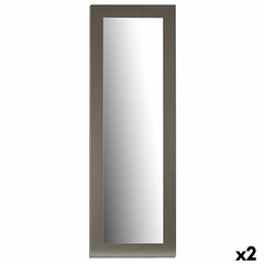 2-daļīgs sienas spogulis Gift Decor, brūns cena un informācija | Spoguļi | 220.lv