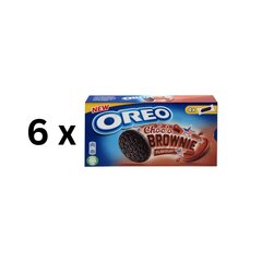 Бисквиты Oreo Brownie, 176 G x 6 ПК. цена и информация | Конфетки | 220.lv