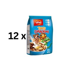 Brokastu pārslas Oho, 500 g x 12 gab. cena un informācija | Brokastu pārslas | 220.lv