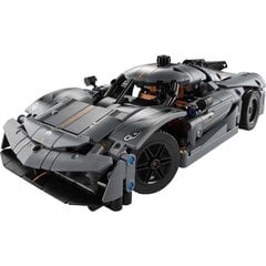 42173 LEGO® Technic Koenigsegg Jesko Absolut pelēks hiperautomobilis, 801 d. cena un informācija | Konstruktori | 220.lv