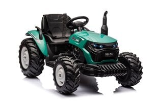 Bērnu elektriskais traktors HC-306 24V, zaļš cena un informācija | Bērnu elektroauto | 220.lv