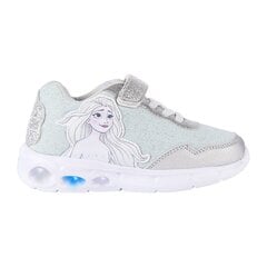 Sporta apavi ar LED meitenēm Frozen/Ledus sirds, gaiši zili cena un informācija | Sporta apavi bērniem | 220.lv