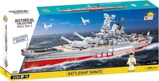 Saliekamais modelis Otrā pasaules kara kuģis Yamato Cobi, 4832, 2684 d. cena un informācija | Konstruktori | 220.lv