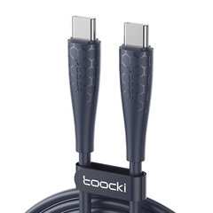 Cable USB-C to USB-C Toocki TXCTT3- LB03, 1m, FC 240W (blue) цена и информация | Кабели для телефонов | 220.lv