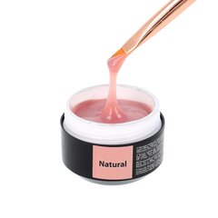 Nagu pieaudzēšanas gels Solid Sincero Salon, Natural, 15 ml cena un informācija | Nagu lakas, stiprinātāji | 220.lv