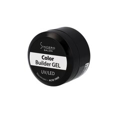 Nagu pieaudzēšanas gels Color Sincero Salon, Light Ivory, 15 ml cena un informācija | Nagu lakas, stiprinātāji | 220.lv