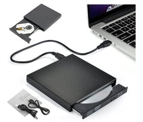 Оптический привод Happy People Внешний USB 2.0/3.0 CD/DVD-ROM Портативный привод Устройство записи компакт-дисков цена и информация | Оптические устройства | 220.lv