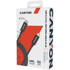 Canyon, USB-C, 2 m cena un informācija | Canyon TV un Sadzīves tehnika | 220.lv