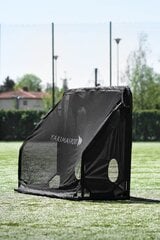 Futbola vārti Yakimasport Giza, 180x120 cm, melni цена и информация | Футбольные ворота и сетки | 220.lv