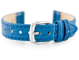 кожаный ремешок для часов - синий - 16 мм TY10090 цена и информация | Женские часы | 220.lv