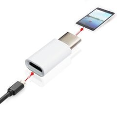 USB 3.1 Type C uz Micro USB 2.0 5Pin pāreja cena un informācija | Spēļu konsoles | 220.lv