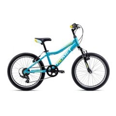 Bērnu velosipēds ROMET Rambler 20 KID 2 (2024) 20&quot; tirkīza-zils cena un informācija | Velosipēdi | 220.lv