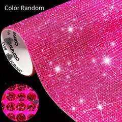 'Rhinestone dēļi pašlīmējoši mirdzoši rhinestones mājas diy auto dekorēšanai dāvanas amatniecība dekorēšanas piederumi sudrabaini sarkans zaļš violets 11.94x 20.07 cm' cena un informācija | Aplikācijas, rotājumi, uzlīmes | 220.lv