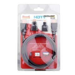 Hdmi savienotāju komplekts 3in1 цена и информация | Адаптеры и USB разветвители | 220.lv