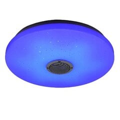 LED griestu lampa BLUETOOTH skaļrunis RGB 72W 50cm cena un informācija | Griestu lampas | 220.lv