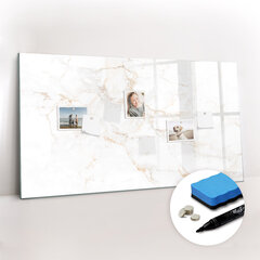 Magnētiskais Dēlis Elegants marmors, 120x60 cm cena un informācija | Kancelejas preces | 220.lv