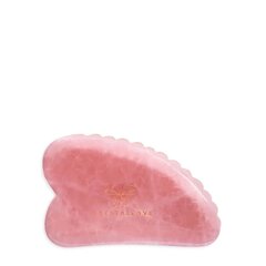 CRYSTALLOVE 3D gua sha sejas masāžas plāksne no rozā kvarca цена и информация | Массажеры для лица, инструменты для чистки лица | 220.lv