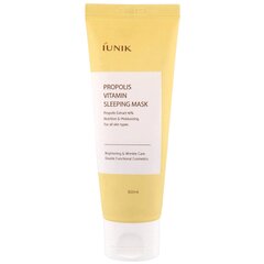 iUNIK Propolis Vitamin Sleeping Mask 60ml - mitrinoša krēmīga nakts maska ​​ar propolisu цена и информация | Маски для лица, патчи для глаз | 220.lv