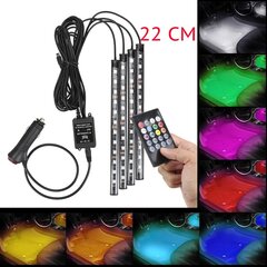 Auto led rgb nūjas, 22cm cena un informācija | Auto piederumi | 220.lv