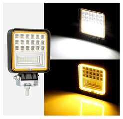 Led lampa 12V 24V 126W cena un informācija | Auto piederumi | 220.lv